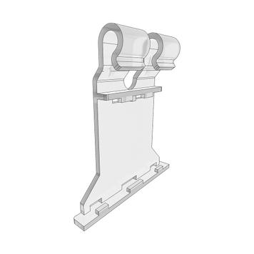 Adapter do haków do ścian perforowanych SoluM 2.9